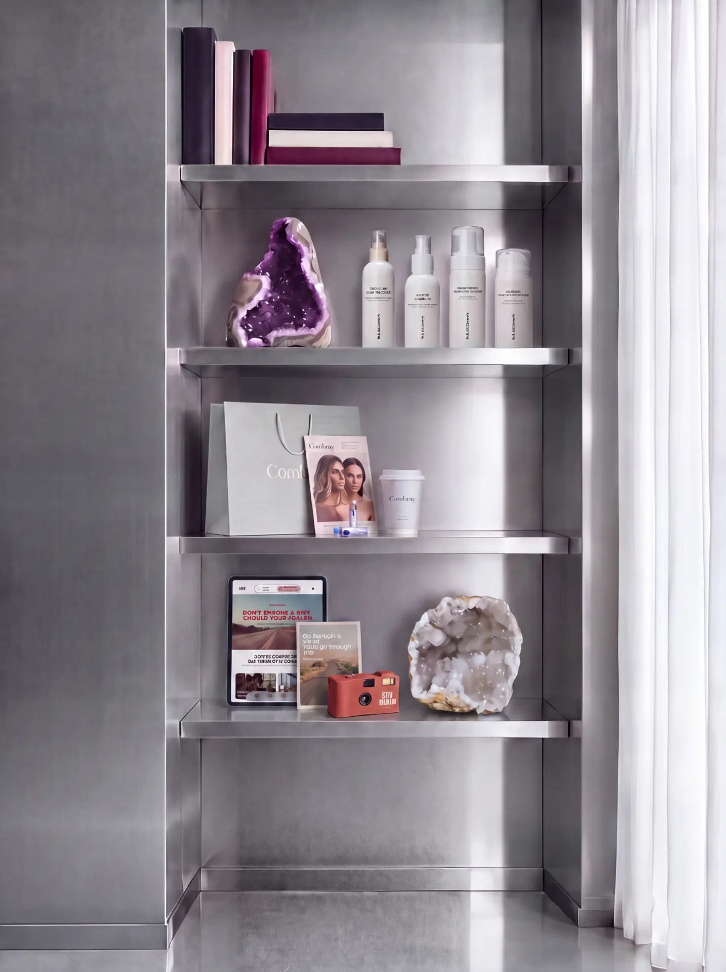 Brand Office shelf, BLOWN, COMBRAY and STAYMAKOM project objects