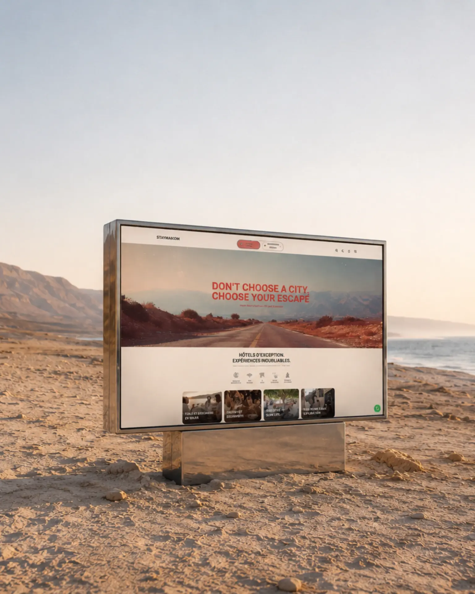 STAYMAKOM billboard mockup