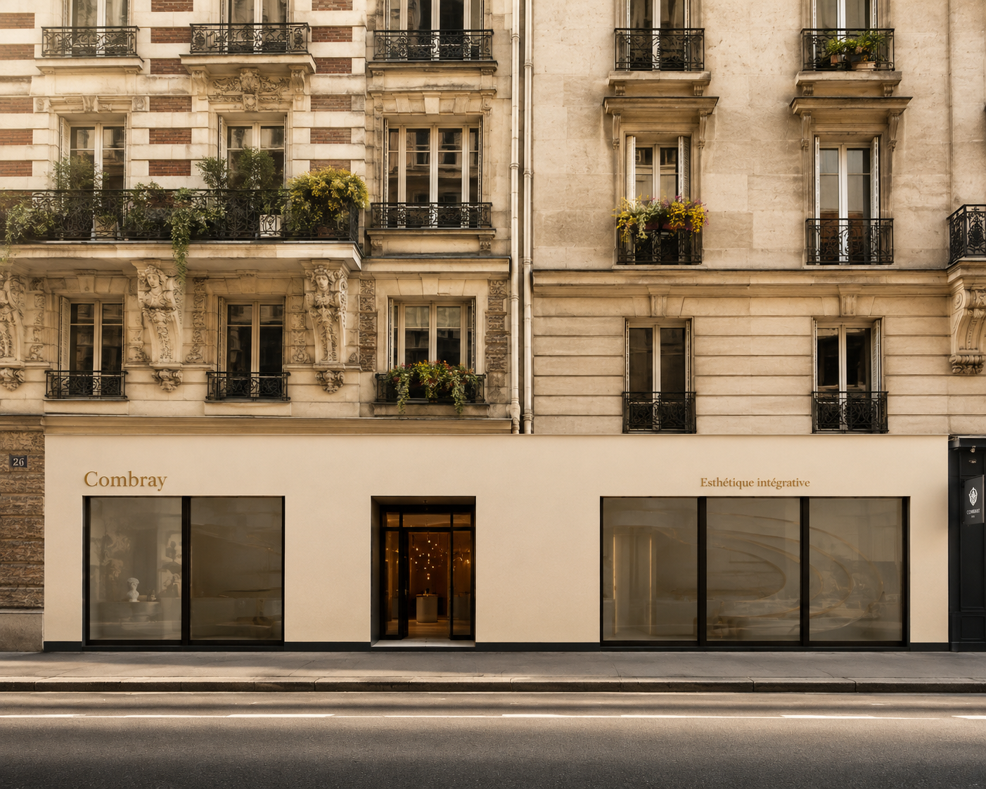 Combray, Faubourg Saint-Honoré storefront